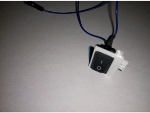 clip&bloco interruptor liga-desliga eletrônica 3d print model - Mito3D
