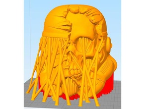 deathtrooper tree supports decor braddock paul skull star wars stormtrooper 3d print model - Mito3D
