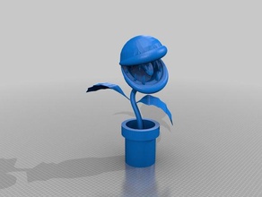 piranha-pflanze zu singen Skulpturen kommerziellen tanzen mario snes super rpg nintendo 3d print model - Mito3D
