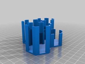 terraformare marte piastrelle vassoio 3d la stampa gioco da tavolo accessorio componenti organizzatore pezzo 3d print model - Mito3D