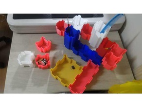 puzzle di coppa ugello 10 il fai da te divertente titolare ragazzi vaso 3d print model - Mito3D