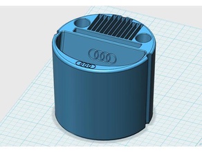 iphone-cupholder-audi mobile car phone holder 3d print model - Mito3D
