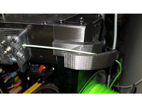 mpdm waterslide filament guide remix 3d printer parts delta mini monoprice 3d print model - Mito3D