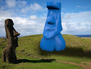 patagonia easter island sculpture sculptures 3d print model - Mito3D