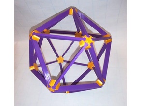 kendi platonik elde çırpıda yapmak matematik sanat geometri model 3d print model - Mito3D