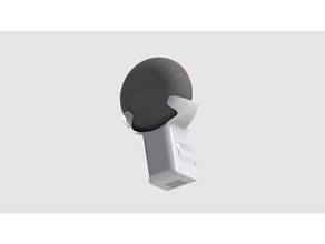 google home mini bracket electronics gh mount 3d print model - Mito3D