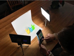 a3 paper soft light box jig hobby a3papoerlightbox lightboxjig softlight 3d print model - Mito3D