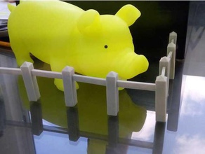 semplice binario post di recinzione telecomandati fencepost modellini treni giocattolo 3d print model - Mito3D