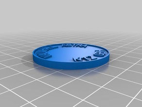 özelleştirilmiş sikke çip benim paralar rozetler 3d print model - Mito3D