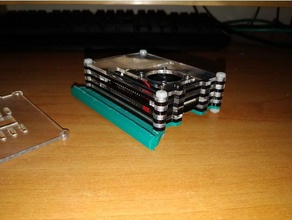 raspberry pi 3 backplate ender d a impressora os acessórios creality mod caso 3d print model - Mito3D