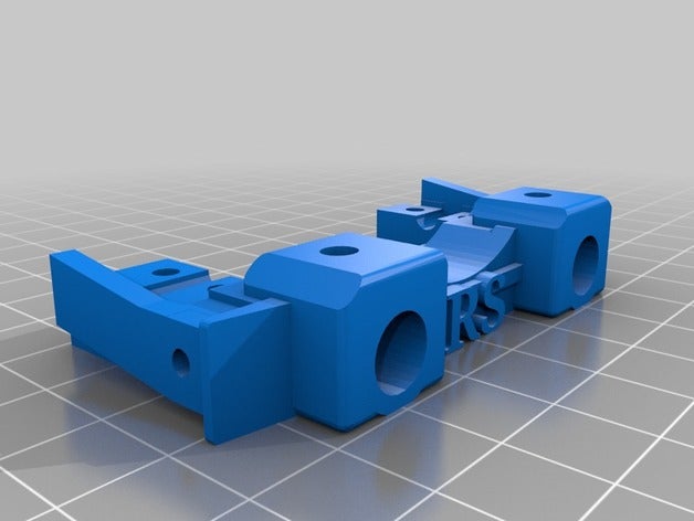 axial scx10 servo anteriore paraurti 3d stampa 3D print model - Mito3D