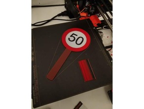 50 limit doğum günü işaret hızlı diğer dekorasyon kek topper çok renkli photobooth speedlimit hız işareti 3d print model - Mito3D