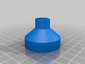 pequeno funil de garrafa água do agregado familiar personalizado 3d print model - Mito3D