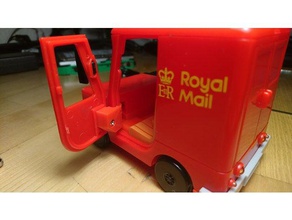 door hinge postman pat car toys games doorhinge postmanpat 3d print model - Mito3D