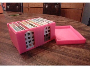 dadi mastersccg scatola di immagazzinaggio variante giocattolo gioco accessori card titolare della carta dicebox dialogo vassoio archiviazione tcg ttgs 3d print model - Mito3D