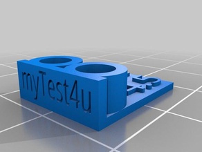 m5 gewinde de la prueba 3d impresión pruebas hilo 3d print model - Mito3D