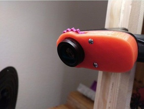 focus ring fish eye handy lense 3d printer accessories c270 fisheye lens logitech octoprint camera webcam wide angle 3d print model - Mito3D
