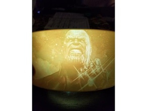 thanos infinity gauntlet lithophane other avengers 3d print model - Mito3D