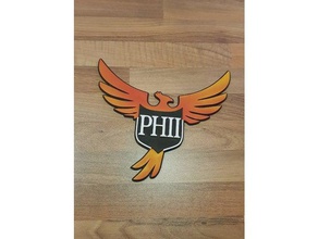 phoenix interestelar emblema signos logotipos 3d print model - Mito3D