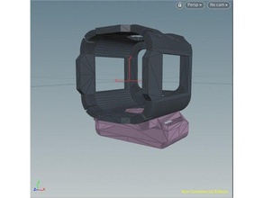 gopro Sitzung chameleon alien4 mojo rc Fahrzeuge armattan Chamäleon Impuls alien mount 3d print model - Mito3D