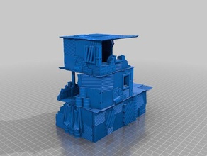 shanty house 1 buildings structures terrain warhammer 3d print model - Mito3D