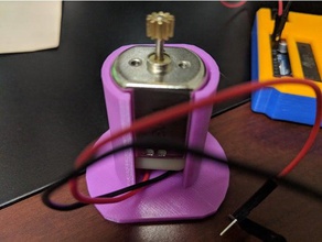 motor dc de suporte eletrônica arduino 3d print model - Mito3D
