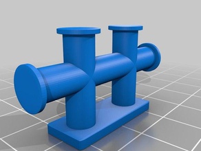 doppelkreuzpoller 3d baskı 3d print model - Mito3D