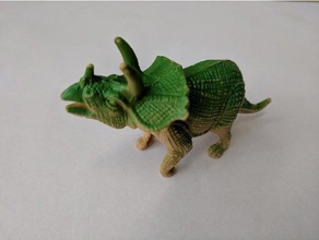 triceratops dinosaur animals 3d scan toy 3d print model - Mito3D