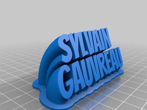 sylvain gauvreau office personalizzato 3d print model - Mito3D