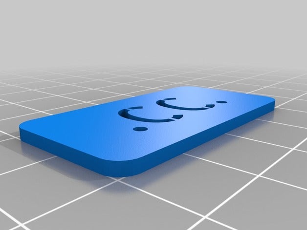 cc signos logotipos personalizado 3D print model - Mito3D