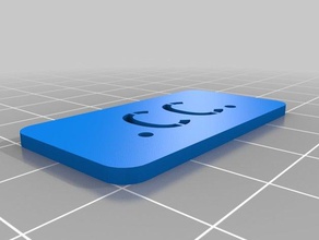 cc signos logotipos personalizado 3d print model - Mito3D