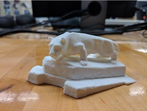 nittany lion high quality scan 2019 sculptures lions nsfw penn state psu 3d printing club 3d print model - Mito3D