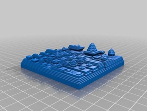 mon personnalisés sci fi city builder l'art 3d print model - Mito3D