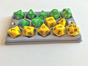 customizable dice box toy game accessories 3d print model - Mito3D