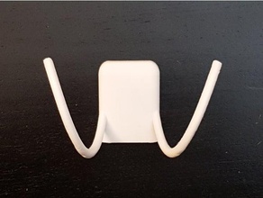 hairband holder v2 bathroom accessories hairclip hook organizer scrunchie sink 3d print model - Mito3D