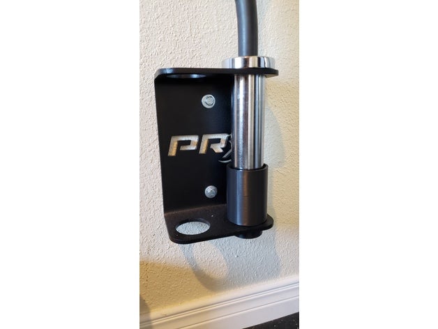 prx barbell wall mount curl bar extension 3d printing 3D print model - Mito3D