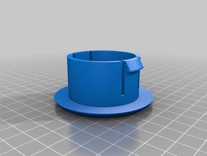 wire grommet office 3d print model - Mito3D