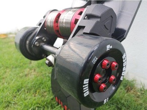 torqueboardss motor mount Riemenscheibe Abdeckung andere Elektro-skateboard 3d print model - Mito3D