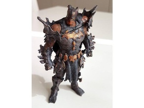 batman armoured version people dc comics figurine male 3d print model - Mito3D