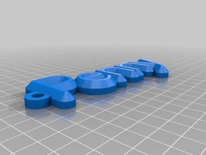 penny trousseau de clés l'organisation personnalisé 3d print model - Mito3D