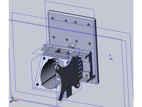 anet a8 extruder cr-10 3 d Drucker Extruder 3d print model - Mito3D