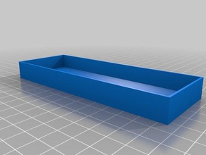 caja 3 separadores tapa tool Inhaber - Boxen angepasst 3d print model - Mito3D