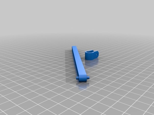 carrello di atterraggio puntone clip freewing sukhoi 35 rc veicoli 3D print model - Mito3D