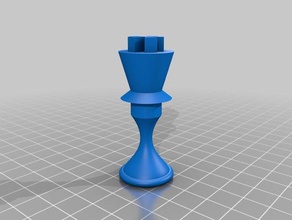 kral 3d de l'impression jeu d'échecs 3d print model - Mito3D