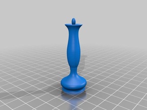 pieza de ajedrez la reina 3d impresión 3d print model - Mito3D