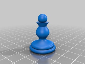 picl 3d la impresión ajedrez 3d print model - Mito3D