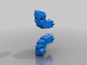 robotech império remoto-arma apc curva 2 do conjunto jogos mestres rrt wargame 3d print model - Mito3D