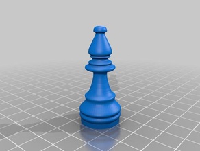 l'évêque d'échecs 3d l'impression 3d print model - Mito3D