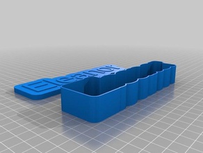 meu personalizada caixa de texto brinquedos jogos 3d print model - Mito3D
