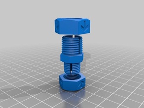 5mm 10mm stepper lead screw coupling 3d printer parts coupler hevo hypercube 3d print model - Mito3D